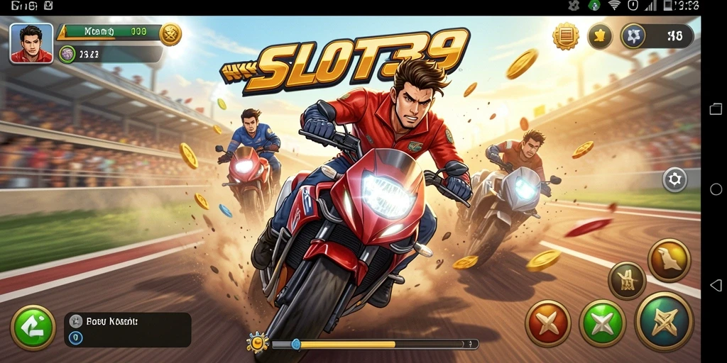Gameplay balap seru dengan grafik yang menakjubkan di SLOT39.