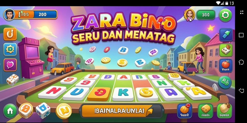 Gameplay seru ZARA4D dengan Bingo menantang.